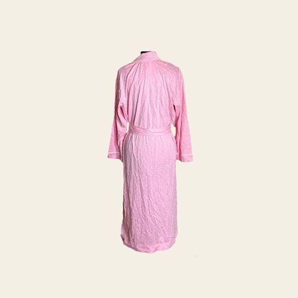 Pajamagram Classic Pink Polka Dot Robe Size Medium - Picture 2 of 7